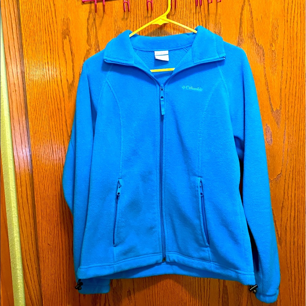 Bright Blue Columbia Fleece Jacket